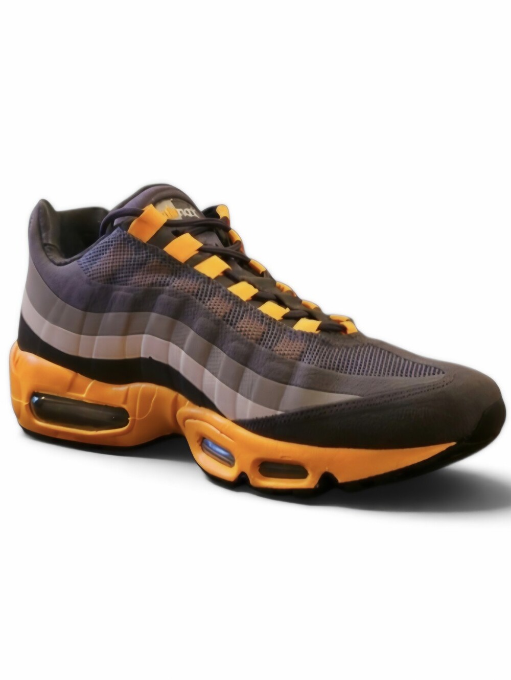 Nike Air Max 95 Grey and Orange Sneakers